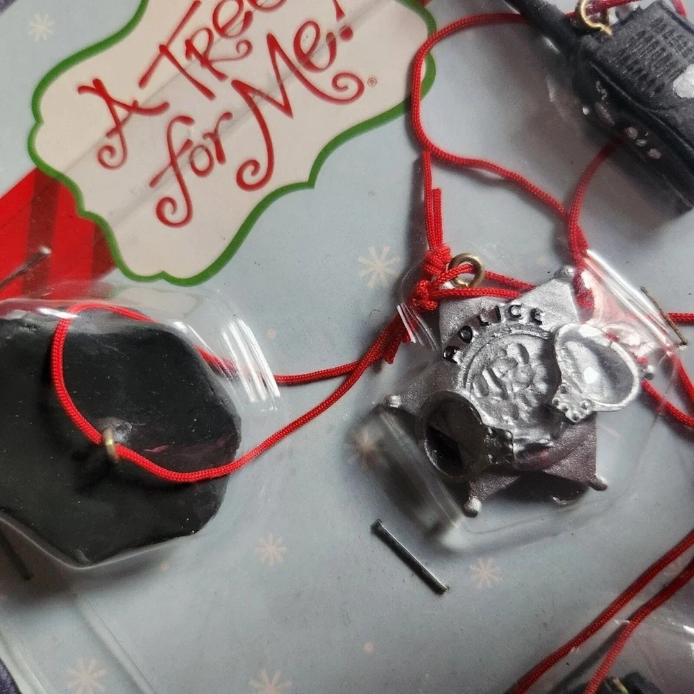 A Tree For Me Police Car German Shepard Police Theme Ornaments‎